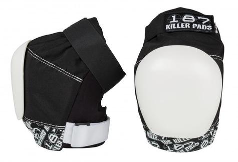 187 Killer Pads Pro Knee Black /White - main image
